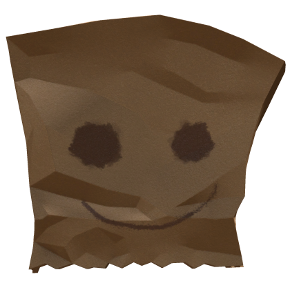 Smiling Paper Bag Mask Roblox item