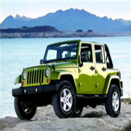 Green Jeep Roblox decal