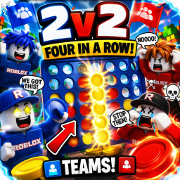 🔥 2v2 FOUR IN A ROW (TEAMS!) 🔥