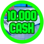 10,000 cash