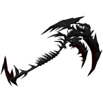Black Red Vampire Gothic Scythe