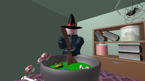 ESCAPE THE WITCH OBBY!! 