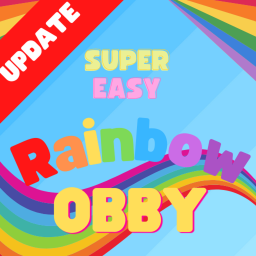 Super Easy Rainbow Obby [UPDATE]