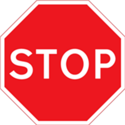 STOP SIGN (Transparent) Roblox decal