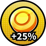 +25% Coins