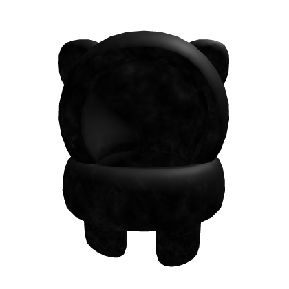 Roblox Item Cute Cat Scarf Hood Black