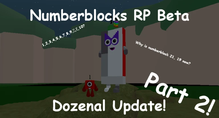 5º Aniversário! Numberblocks RP | Jogue na Roblox