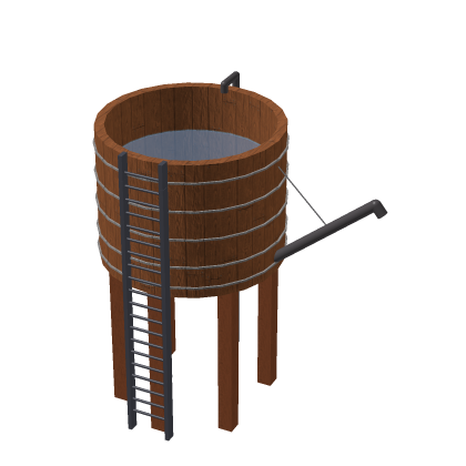 Old West Water Tower Wild West Props
