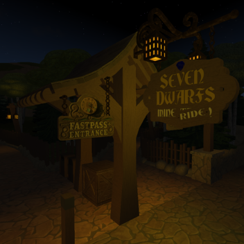 Seven Dwarfs Mine Train Night Version