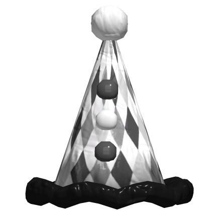 Halloween clown hat black