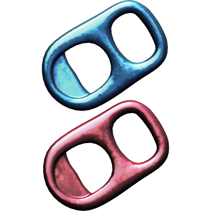 vkei grunge red blue bottle cap pins