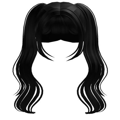 Black Wavy Pigtails thumbnail