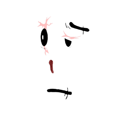 Stylized Noob Face - Forsaken. Roblox decal