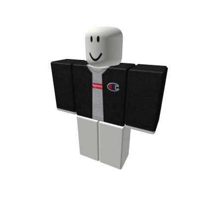 Supreme x Champion Color Blocked Jacket w Crewneck Roblox avatar item
