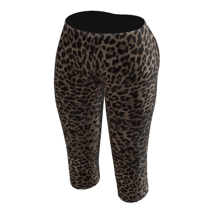 Leopard Print Capri Leggings
