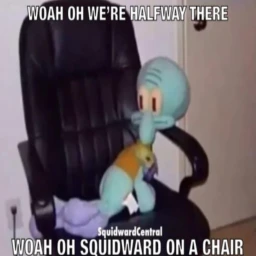 Squidward on a chair obby icon