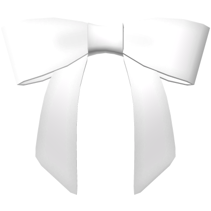 cute white bow attachment Roblox item