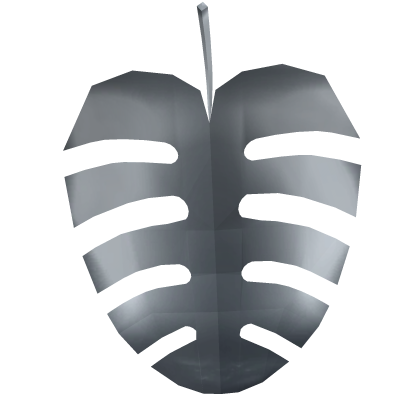 Silver Monstera Leaf Nose
