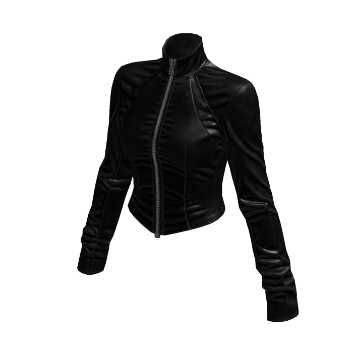 New York Street Racer Jacket (Black Black)