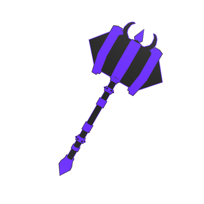 Purple & Black Hammer