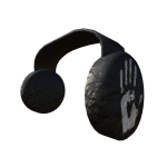 Black Hellprint Headphones