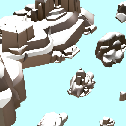 Stylized Snow Rocks