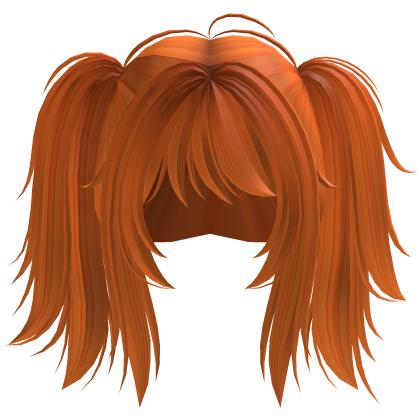 Halloween Cute High Pigtail Hair (Orange/ Ginger)