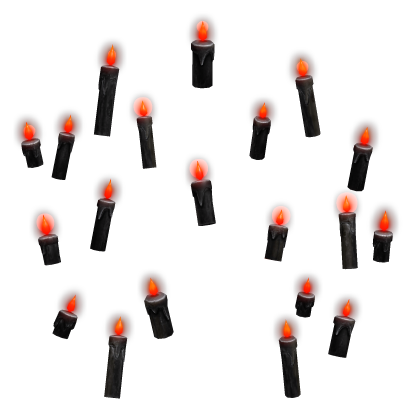🕯️ [EMISSIVE] Black Floating Candles Aura Roblox item