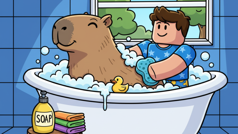 Capybara Cleaning Tycoon 🧽 screenshot 2