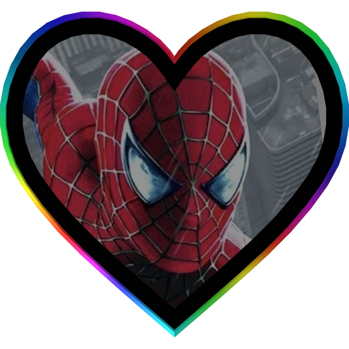 
RGB Spider-Man Heart