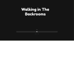 Walking in the Backrooms