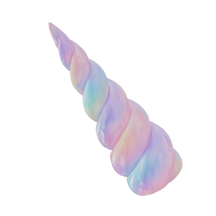 pastel cute unicorn horn 