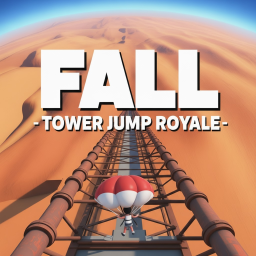 Fall - Tower Jump Royale 🪂 50 Jumpers, 1 on Top