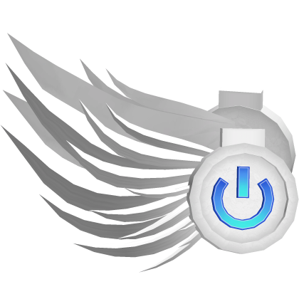 Frutiger Aero Angel Wing Headgear Blue Roblox item