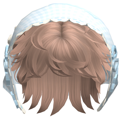 Igari Pink Bonnet W/ Messy Milktea Boy Hair Roblox item