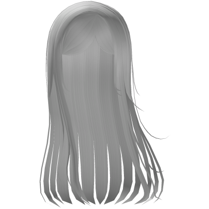 Soft Windy Long Hair in White Roblox item