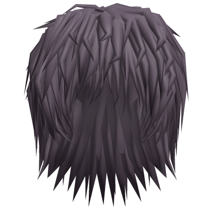realistic spikey messy emo dark purple hair