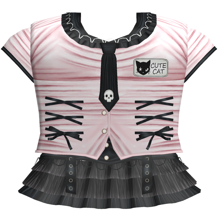 cute cat alt jirai kei outfit pink