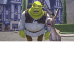 shrek and donky