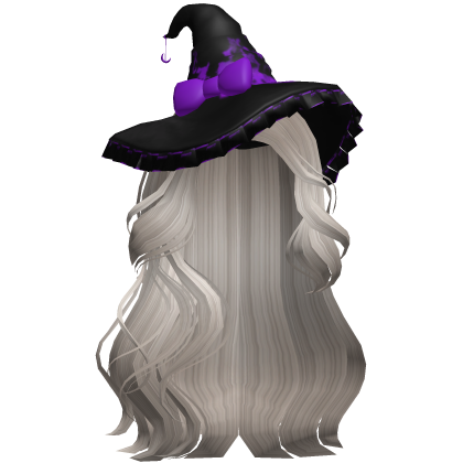 Halloween Side Swept Witch Hair (Soft Brown)