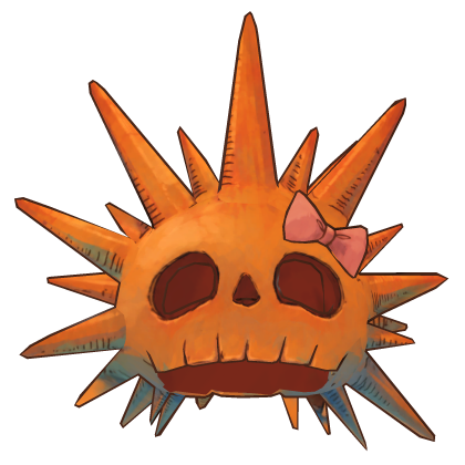 Spiky Skull Head