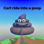 Cart ride into a poop