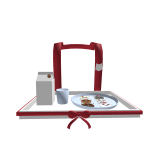 Cute  Christmas Tray w/ mini kitten cookies