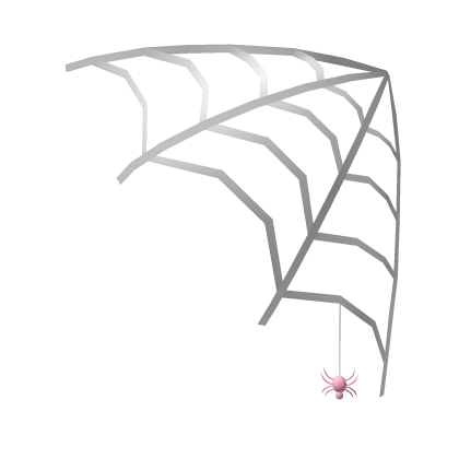 halloween spider face veil in pink Roblox item