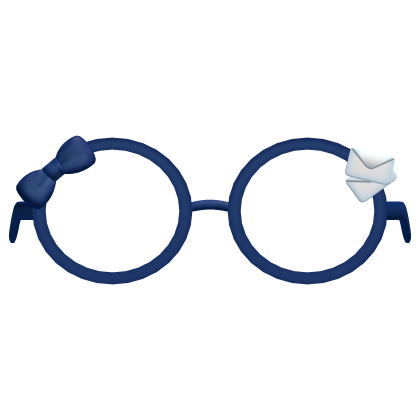 . ‿ ♡ cute mailman glasses in navy