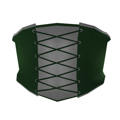 🎭 Jester's Corset - Green & Silver [2.0]
