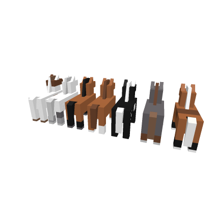 Well Detailed Rideable Hores