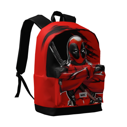Deadpool Crimson Edition Backpack Roblox item