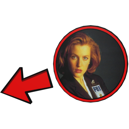 Agent Scully Pointing Meme Circle X-Files
