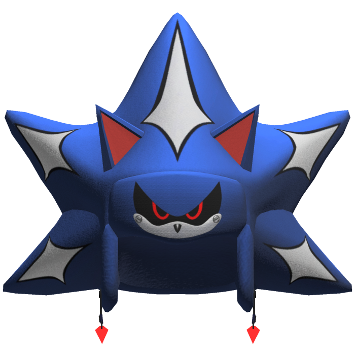 Neo Metal Sonic Hat Y2K Ushanka